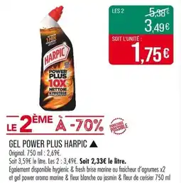 Match Gel power plus harpic offre