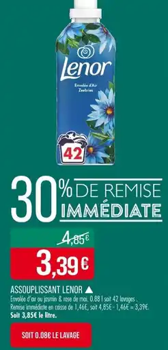 Match Assouplissant lenor offre