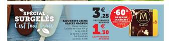 Super U Bâtonnets Crème Glacée Magnum offre