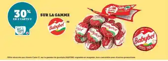 Super U La Gamme Babybel offre