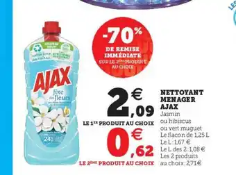 Super U Nettoyant Ménager Ajax offre