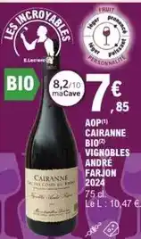 E.Leclerc E.leclerc - cairanne bio offre