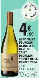 E.Leclerc Aop saint pourcain blanc sec cave de saint pourcain offre