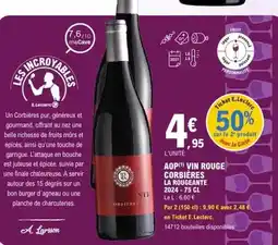 E.Leclerc Corbiéres - aop vin rouge corbières offre