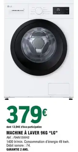 E.Leclerc Lg - machine à laver 9kg l offre