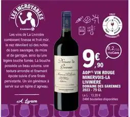 E.Leclerc E.leclerc - vin rouge minervois-la offre