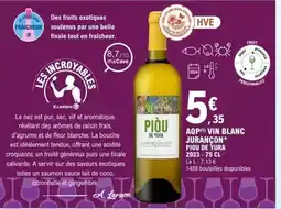 E.Leclerc Aop vin blanc offre