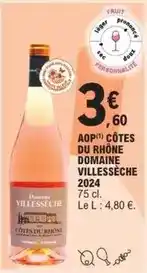 E.Leclerc Aop cotes du rhone domaine villagesche offre