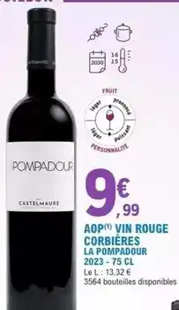 E.Leclerc Castelmaure - aop vin rouge offre