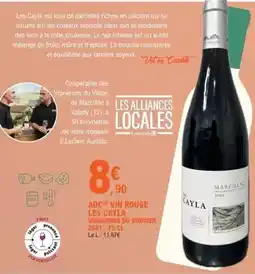 E.Leclerc Plein sud - vin rouge les cavila offre