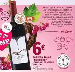 E.Leclerc Aop vin rouge languedoc offre