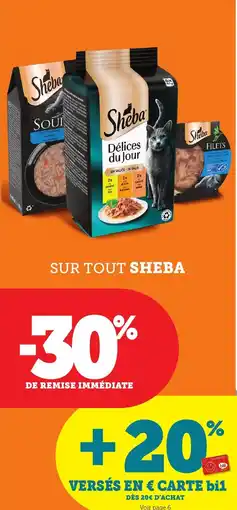 Maximarché SHEBA Sur tout offre