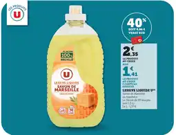 Maximarché U Lessive liquide offre