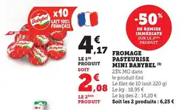 Maximarché BABYBEL Mini fromage pasteurise offre