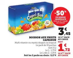 Maximarché CAPRISUN Boisson aux fruits offre