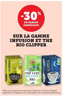 Maximarché BIO CLIPPER Sur la gamme infusion et the offre