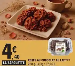 E.Leclerc Roses au chocolat au lait offre