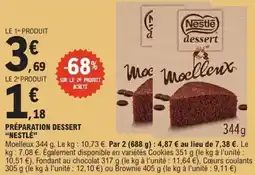 E.Leclerc NESTLÉ Préparation dessert offre