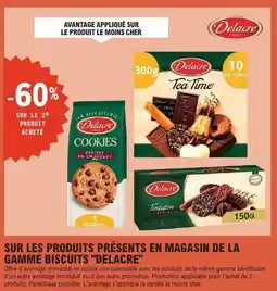 E.Leclerc DELACRE Sur les produits présents en magasin de la gamme biscuits offre