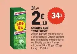 E.Leclerc HOLLYWOOD Chewing-gum offre