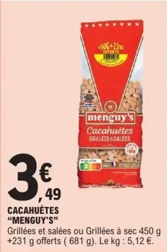E.Leclerc MENGUY'S Cacahuètes offre