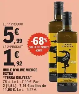 E.Leclerc TERRA DELYSSA Huile d'olive vierge extra offre