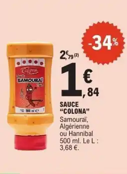 E.Leclerc COLONA Sauce offre
