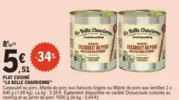 E.Leclerc LA BELLE CHAURIENNE Plat cuisiné offre