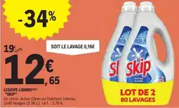 E.Leclerc SKIP Lessive liquide offre
