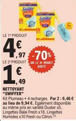 E.Leclerc SWIFFER Nettoyant offre