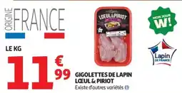 Auchan Supermarché Gigolettes de lapin offre