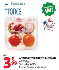 Auchan Supermarché 4 tomates farcies auchan offre