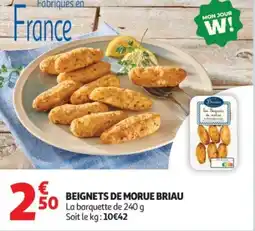 Auchan Supermarché Beignets de morue briau offre