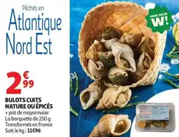 Auchan Supermarché Bulots cuits nature ou épicés offre