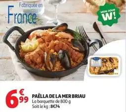 Auchan Supermarché Paëlla de la mer briau offre
