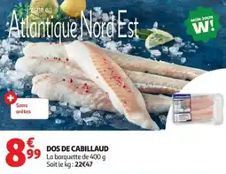 Auchan Supermarché Dos de cabillaud offre