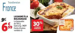 Auchan Supermarché Lasagne à la bolognaise offre