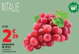 Auchan Supermarché Raisin rose de sicile offre