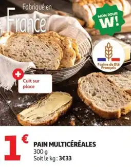 Auchan Supermarché Pain multicéréales offre