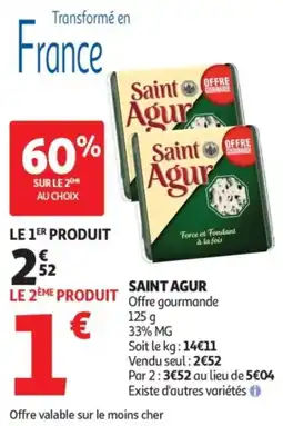 Auchan Supermarché SAINT AGUR offre