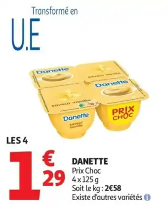 Auchan Supermarché Danette offre