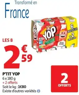 Auchan Supermarché P'tit yop offre