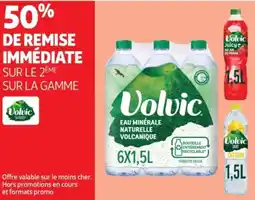Auchan Supermarché SUR LE 2ÈME SUR LA GAMME Volvic offre