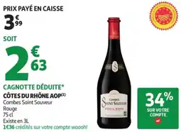 Auchan Supermarché Côtes du rhône aop offre