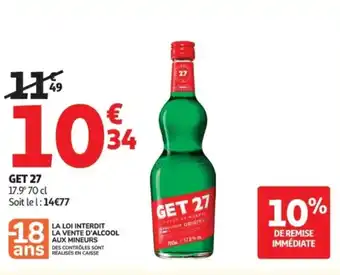 Auchan Supermarché Get 27 offre