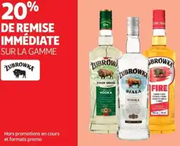 Auchan Supermarché SUR LA GAMME ZUBRÓWKA offre