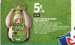 E.Leclerc Poulet fermier du maine label rouge igp offre