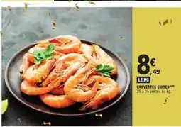 E.Leclerc Crevettes cuites offre