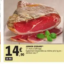 E.Leclerc Jambon serrano offre