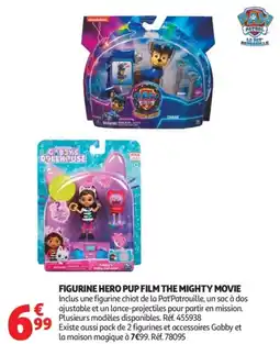 Auchan Supermarché Figurine hero pup film the mighty movie offre